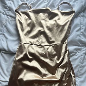 Almost Famous Gold dress